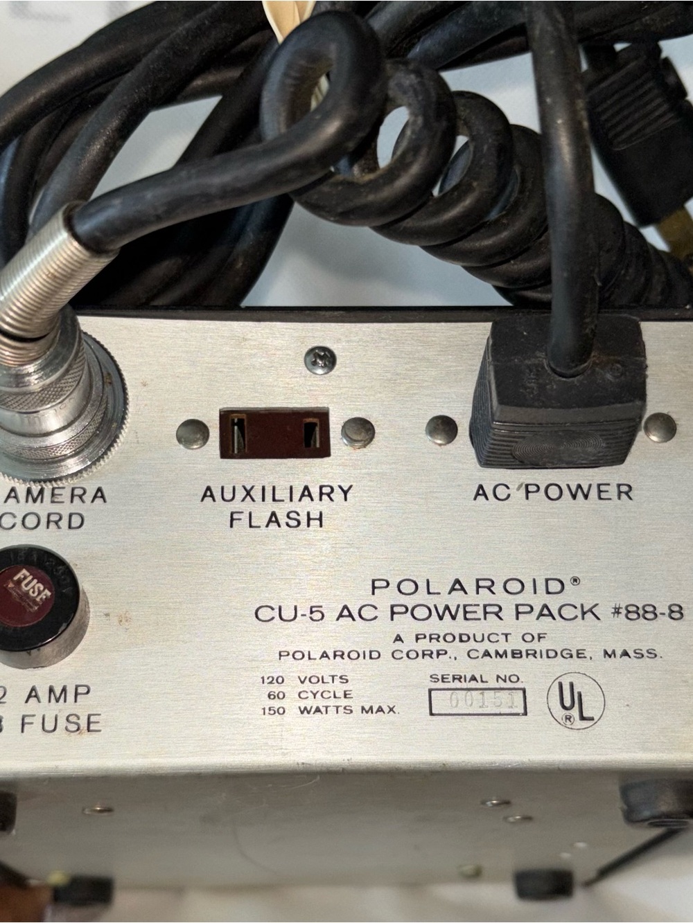 Vintage Polaroid CU-5 Close-Up Macro Land Camera & Power Pack System - Picture 10 of 13